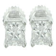 Princess Diamond Stud Earrings