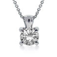 Solitaire Diamond Pendants
