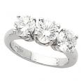 2.75 Ct. TW Round Diamond Three Stone Ring