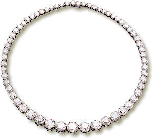20.00 ct DIAMOND TENNIS NECKLACE