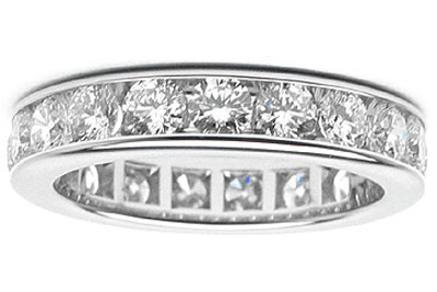3.25 Ct. TW Round Diamond Eternity Wedding Band