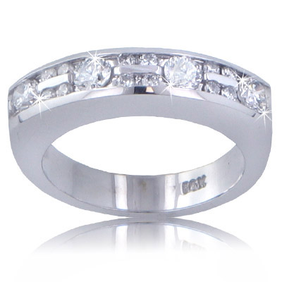 1.00 Ct. TW Round Diamond Wedding Band