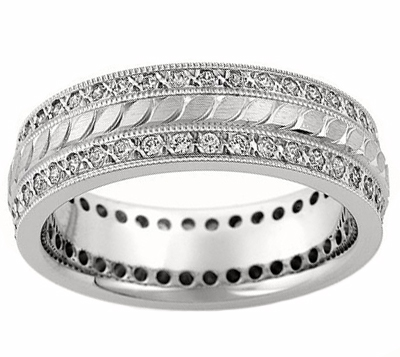 1.65 Ct. TW Round Diamond Eternity Wedding Band