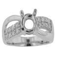 1.00 Ct. TW Round Diamond Engagement Semi Mount