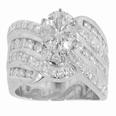 3.27 ct. TW Round Cut Diamond Engagement Ring Channel Setting
