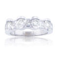 2.00 Ct. TW Round and Princess Diamond Wedding Band