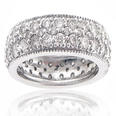 4.00 Ct. TW Round Pave Diamond Eternity Wedding Band