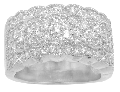 2.00 Ct. TW Pave Round Diamond Anniversary Band