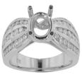 1.30 Ct. Round Diamond Engagement Semi Mount