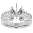 0.70 Ct. TW Round Diamond Engagement Semi Mount
