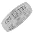 0.35 Ct. TW Round Cut Diamond Wedding Band