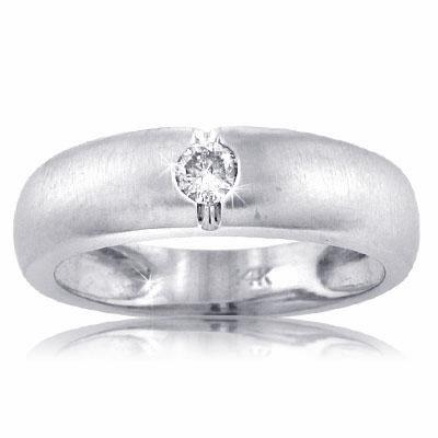0.20 Ct. TW Menâ€™s Round Diamond Wedding Band
