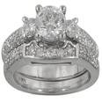 2.29 Ct. TW Round Cut DiamondEngagment Ring and Matching Band