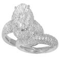 2.90 Ct. TW Round Diamond Engagement Ring with Matching Wedding Band