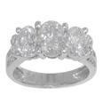 2.76 Ct. TW Round Three Stone Diamond Ring