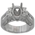 0.90 Ct. TW Round Diamond Engagement Semi Mount