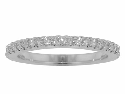 0.75 Ct. TW Round Cut Diamond Wedding Band