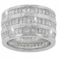 3.80 Ct. TW Princess Diamond Eternity Wedding Band