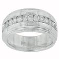 0.80 Ct. TW Menâ€™s Round Diamond Wedding Band