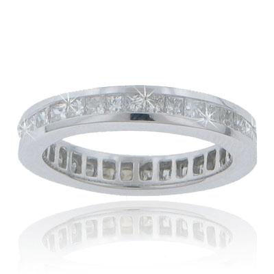 1.90 Ct. TW Princess Diamond Eternity Wedding Band