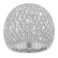 6.50 Ct. TW Micro Pave Round Diamond Anniversary Ring