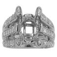 1.25 Ct. TW Round Diamond Split Shank Engagement Semi Mount