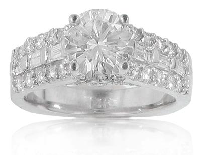 2.30 Ct. TW Round Diamond Engagement Ring