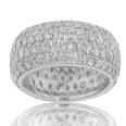 4.00 Ct. TW Large Pave Round Diamond Eternity Wedding Band
