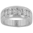 0.75 Ct. TW Men's Round Diamond Wedding Band