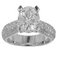 3.07 ct. TW Round Cut Diamond Engagement Ring