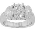 2.70 ct. TW Round Three Stone Diamond Engagement Ring