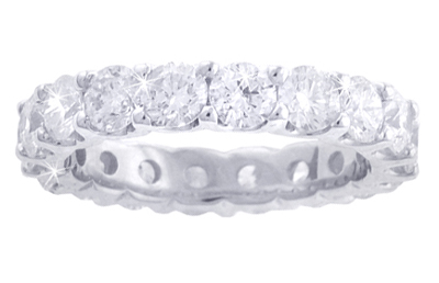3.00 ct. TW Ladies Round Cut Diamond Eternity Wedding Band