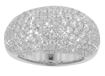 5.00 CT TW Micro Pave Round Diamond Anniversary Band