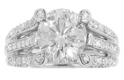 2.49 Ct. TW Round Diamond Engagement Ring