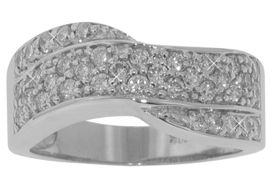 1.50 CT LADIES ROUND CUT DIAMOND ANNIVERSARY BAND