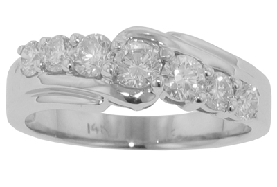 1.25 Ct. TW Ladies Round Diamond Wedding Band