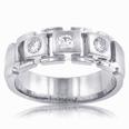 0.30 Ct. TW Men's Round Diamond Wedding Band