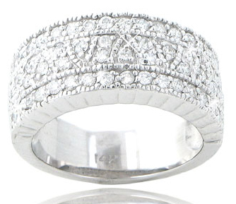 1.50 ct TW Ladies round cut diamond anniversary band
