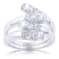 1.00 ct TW Ladies round cut diamond anniversary ring