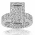 1.00 ct TW round cut diamond anniversary ring