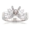 1.50 ct tw Diamond Semi Mount Engagement Ring