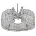 1.00 Ct. TW Round Diamond Engagement Semi Mount
