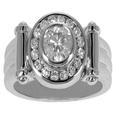 2.20 Ct. TW Men's Round Diamond Pinky Ring