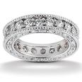 1.25 ct. TW Round Diamond Antique Style Eternity Wedding Band