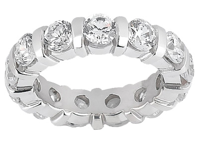 5.00 ct. TW Round Diamond Eternity Wedding Band