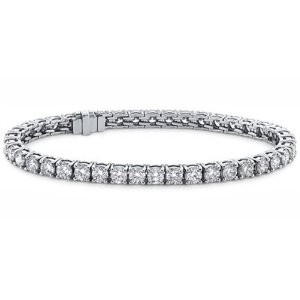 6.00 ct. TW Round Diamond Tennis Bracelet in 14k Four Prong Mounting
