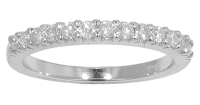 0.45 ct TTW Ladies Round Cut Diamond Wedding Band
