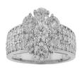 2.30 Ct. TW Ladies Round Diamond Cluster Anniversary Ring