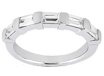 0.50 ct. TW Baguette Cut Diamond Wedding Band