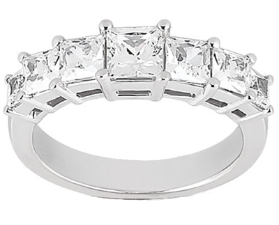 1.50 ct. TW Princess Diamond Wedding Band